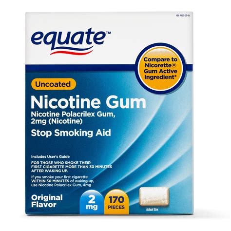 I think if I eat it longer (over 2 months period). . 2mg nicotine gum equals how many cigarettes